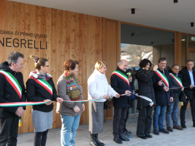 Inaugurata la nuova scuola media Negrelli di Primiero (FOTO/VIDEO)